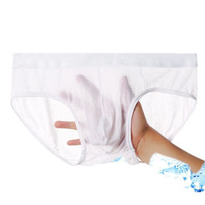 Calzoncillos de Nailon Delgados y Sexys para <span class=keywords><strong>Hombre</strong></span>, Ropa Interior Transpirable y Suave de Jacquard para Uso Diario Informal - Product Image 4