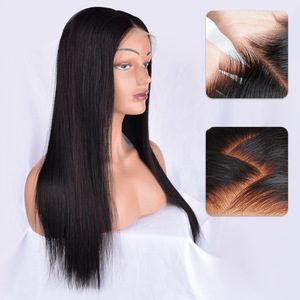 วิกผมบ๊อบตรง SDD แบบ Bone Straight ขนาด 13x4 ความหนาแน่น 300% ผมแท้ HD Lace Front คุณภาพดีเยี่ยมสำหรับผู้หญิงผิวสี - Product Image 2