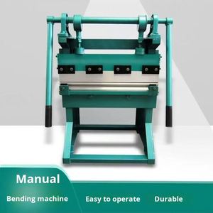 600mm Manual Pneumatic Right-angle Pressing Brake Iron Plate Folding <b>Machine</b> Signboard Edge Folding Machinery <b>Bending</b> <b>Machine</b> - Product Image 2