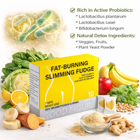 Gummies Bonbons Efficaces Probiotiques Fibres Alimentaires Détoxification Brûleur de Graisse Corporelle Ventre Plat Minceur Perte de Poids