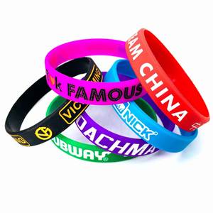 Pulsera Deportiva de Baloncesto, Pulseras de Silicona de Goma, Personalizables con Logotipo Imprimible - Product Image 1