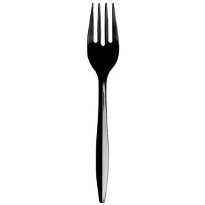 Peso Medio negro de plástico <span class=keywords><strong>desechables</strong></span> horquillas de utensilios <span class=keywords><strong>cubiertos</strong></span> proveedor - Product Image 1
