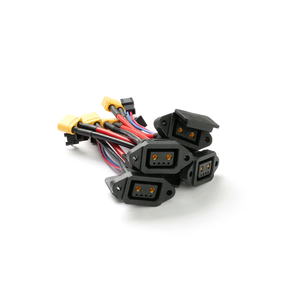 Câble d'alimentation personnalisé <span class=keywords><strong>2</strong></span>+4 Femelle XT60U Mâle en cuivre plaqué or PVC SM3P <span class=keywords><strong>2</strong></span>*0.3mm 250V pour connexion de batterie de vélo électrique - Product Image 1