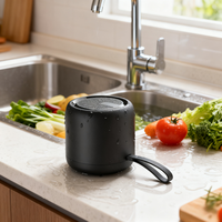 Mini-enceinte portable F11 sans fil 3W, étanche IPX4, petite, pour extérieur, 1200mAh, autonomie 6 à 12h, TWS, radio FM avec dragonne