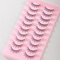 OEM 10 paires/plateau de faux cils volume - Denses, à fort recourbement, réutilisables, pour yeux profonds - Mélange personnalisé