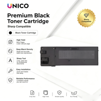 Cartouches de toner compatibles UNICO BP200 pour imprimante laser Sharp BP-M2322 M2522 M3122