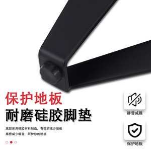 Furniture <b>Leg</b> Iron Powder Coated Heavy Duty Bed Support Industrial Style - Product Image 5