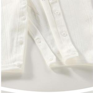 Combinaison Bébé Manches Longues Fine et Douce <span class=keywords><strong>pour</strong></span> l'Été, Sans Coutures, Vêtements Climatiseurs <span class=keywords><strong>pour</strong></span> Nouveau-né, Ensemble de Sous-vêtements Personnalisable avec Logo - Product Image 6