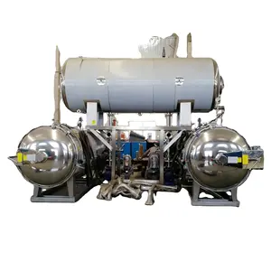 Commercial Congee Food Rotary Retort Machine Water Bath Autoclave Sterilizer Automatic Water Spray Retort Machine