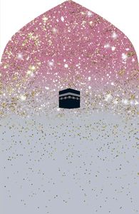 Handmade Portable Soft Velvet Non-Slip Foldable Muslim Prayer Mat Washable <b>Carpet</b> for Home Use - Product Image 6