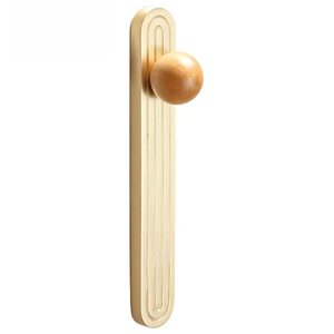 Manija dorada para puerta de armario, tirador simétrico de nogal para puerta de gabinete, herrajes para entrada, cocina y vestidor - Product Image 1