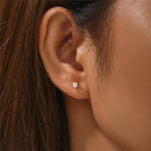 Juego de Joyería CANNER de Plata de Ley 925 con Zirconia en Forma de Gota de Agua, Chapado en Oro de 18K, Collar con Colgante de Zirconia Cúbica, Juego de Aretes, Regalo para Mujer - Product Image 5