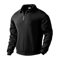 Pull en laine pour homme, tricoté, épaissi, demi-zip, col montant, nouveau pour l'automne et l'hiver. Pull pour homme