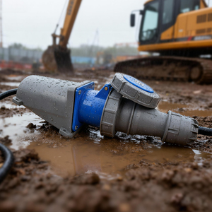 125A 3pin công nghiệp cắm ổ cắm 2P E 220 240V IP67 Cee nối 3pin 125A 2P E 220 Cắm Công Nghiệp 240V IP67 cắm iec60309 - Product Image 2