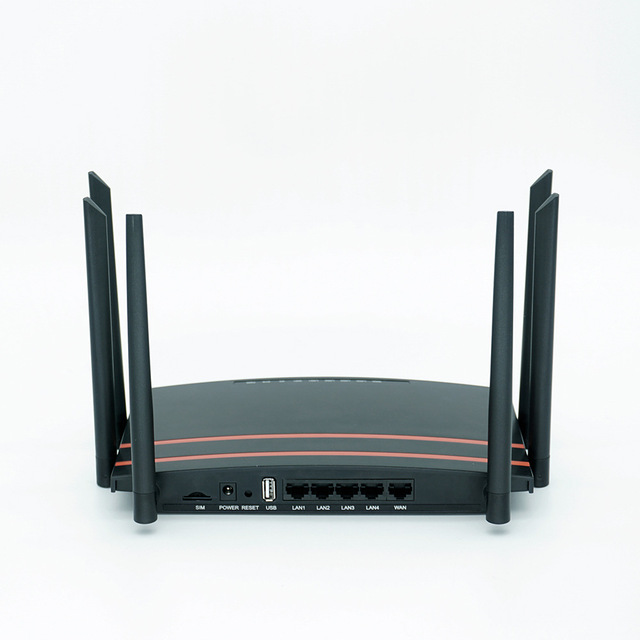Factory Popular Dual Band 2.4GHz 5.8GHz 1200Mbps 4G CAT6 Wired Network Router