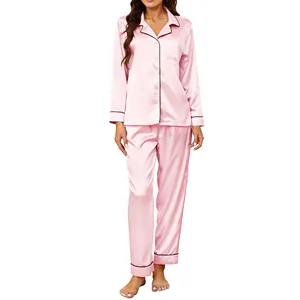 MQF directo de fábrica precio bajo de alta calidad Otoño Invierno primavera pijamas para mujeres embarazadas algodón señoras ropa de dormir PJ conjunto