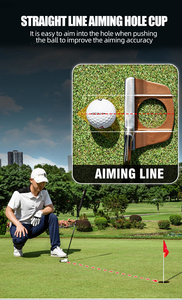 <span class=keywords><strong>Putter</strong></span> de <span class=keywords><strong>Golf</strong></span> PGM TUG078, Cabeza de Acero Inoxidable, Varilla de Fibra de Carbono, Flex R, Plateado, Negro, Azul, Dorado, Logotipo Personalizado - Product Image 5