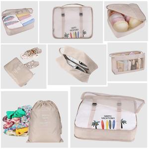 Lot de 8 sacs de rangement de voyage pliables en polyester léger pour valise – Offre spéciale - Product Image 3
