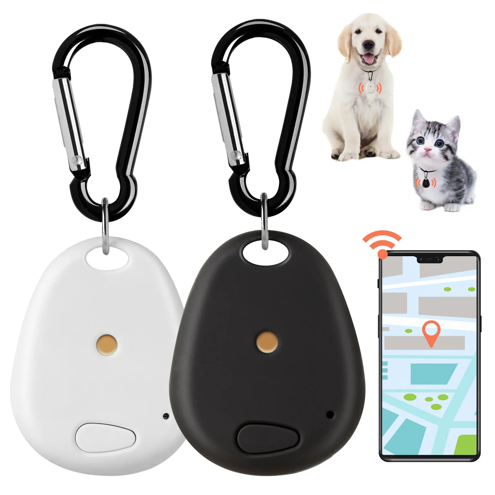 Smart Tracker wireless antifurto allarme Mini Tracker Pet bambino localizzatore anti-smarrimento elemento localizzatore per chiavi, borse