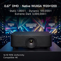Projecteur laser DLP extérieur FLYIN ESP8000L 7700 ANSI Lumens pour grandes salles, résolution 4K UHD 16:10 WUXGA, compatible 3D, DMD intégré