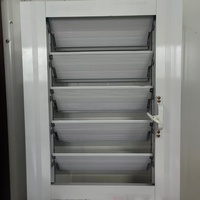 Fenêtres à persiennes horizontales en aluminium, design moderne, réglables manuellement, sécurité, protection solaire, ventilation, durables