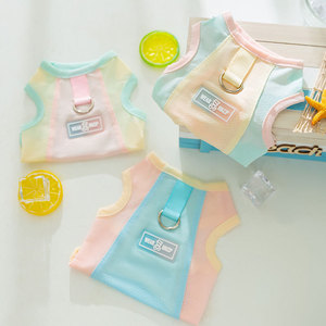Ropa de protección solar de malla fina para primavera <span class=keywords><strong>y</strong></span> verano para perros pequeños <span class=keywords><strong>y</strong></span> medianos, como Teddy <span class=keywords><strong>y</strong></span> Bichon, chaleco para mascotas, ropa fresca - Product Image 1