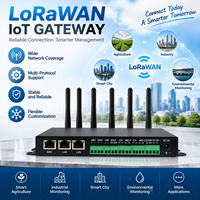 Passerelle intelligente LoRaWAN, passerelle de communication industrielle IoT avec prise en charge RS485 MQTT pour les applications de réseaux de capteurs