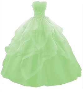 Vestidos de Quinceañera Azules 2025, Vestido de Fiesta Elegante sin Tirantes, Vestido de Gala Formal, Vestido de Graduación, Talla Personalizada - Product Image 5