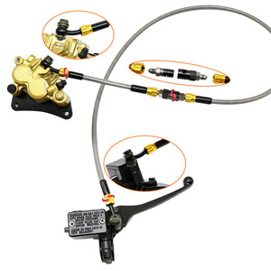 วาล์วตัดน้ำมันมอเตอร์ไซค์ Motorola AN3 แบบโลหะ CNC ปลดเร็ว สำหรับมอเตอร์ไซค์วิบาก แข่งรถ คาลิปเปอร์เบรก - Product Image 2