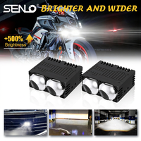 Nouveau projecteur auxiliaire avant Senlo P2 Plus 6000K 24V 140W pour grille de voiture, phare antibrouillard pour moto
