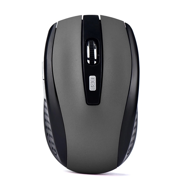 USB Wireless LED Backlit Office Mouse Portable DPI Adjustable 2.4GHz Ergonomic Mice for Laptop with 6 Buttons