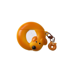 <b>Cute</b> 3D Puppy Bagel Silicone Earphone <b>Case</b> for Apple <b>AirPods</b> 4 Pro 3 Dog Headphones Cover bread Dachshund Rubber Cartoon <b>Cases</b> - Product Image 5