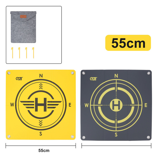 Drone Landing Pads Foldable Square Helipad for Antigravity A1 NEO 2 Drone Helipad for Outdoor Aerial Photography (dual-sided)