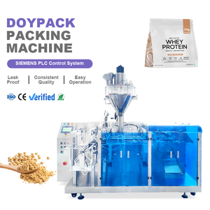 High Speed Automatic Soy Protein Powder Packing Machine Powder Stand up Pouch Doypack Filling <b>Sealing</b> Machine - Product Image 1