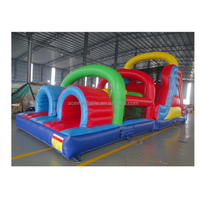 Gorila comercial para adultos y niños, Tobogán inflable para saltar, castillo hinchable, carrera de obstáculos inflable de 40 pies con piscina - Product Image 1