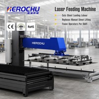 Bras manipulateur électrique pour levage de tôles avec ventouse, machine d'alimentation laser pour la manipulation de l'acier inoxydable et de l'aluminium