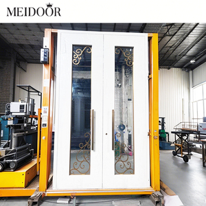 <span class=keywords><strong>Porte</strong></span> <span class=keywords><strong>d</strong></span>'<span class=keywords><strong>entrée</strong></span> moderne à double battant en verre, étanche, avec <span class=keywords><strong>rideau</strong></span> suspendu, pour usage hôtelier, type fenêtre à battant - Product Image 3
