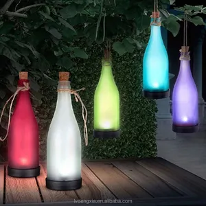太阳能酒瓶灯防水悬挂酒瓶太阳能庭院灯派对花园庭院户外装饰
