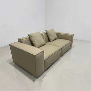 Morbido divano rettangolare a due posti Set mobili quadrati in tessuto per alberghi e ospedali-arredamento all'ingrosso - Product Image 3