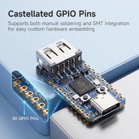 Carte de développement mini USB-A TISHRIC Raspberry Pi Pico 2 RP2350, microcontrôleur double architecture 150 MHz RP2350A en métal