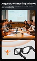 Gafas Inteligentes Electrónicas con IA para Exteriores 2026, Grabación de Video WIFI, Asistente de Voz con IA, Cámara de 800W, Gafas Traductoras Inteligentes