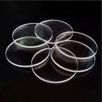 Disques à gâteau acryliques ronds personnalisés de 4, 6, 10, 12 pouces, plateau de Base de gâteau transparent, support d'assiette de gâteau de fête d'anniversaire, outils de cuisine de bricolage