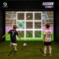 Machine de football interactive en réalité augmentée pour une personne, simulateur de football immersif en intérieur pour centre de divertissement et entraînement sportif