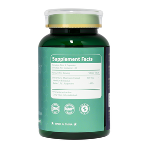 Экстракт львиной гривы (гриб) – добавка для взрослых для поддержки работы мозга и улучшения концентрации. Премиум, чистый экстракт, капсулы. Быстрая доставка. - Product Image 2