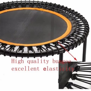 Mini Trampolines d'Entraînement d'Intérieur pour Adultes avec <span class=keywords><strong>Corde</strong></span> Élastique Silencieuse et Souple pour Saut Fitness Rebounder - Product Image 2