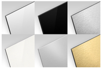 Panneau en bois personnalisé avec panneau composite en aluminium ACM ACP pour la publicité