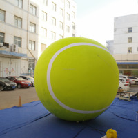 Raquette de tennis gonflable géante lumineuse personnalisée pour la publicité, à vendre