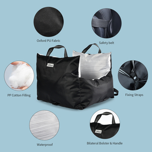 Köpek aksesuarları araba koltuğu tamamen ayrılabilir yıkanabilir köpek Carseats Booster koltuklar taşınabilir köpek araba seyahat taşıyıcısı yatak - Product Image 4