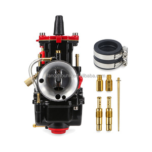 คาร์บูเรเตอร์ PWK 21 24 26 28 30 32 34 มม. สีดำล้วน ทาสีแดง สำหรับรถมอเตอร์ครอส ATV แข่ง - Product Image 1
