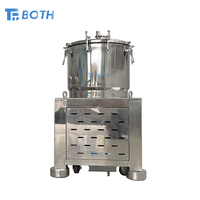 Structure de laboratoire de haute qualité petite centrifugeuse d'extraction d'alcool/d'huile de chanvre de panier de filtre 10l-45l
